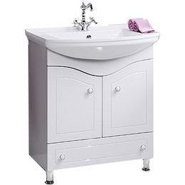 Тумба напольная с раковиной Aqwella Франческа 75 см FR0107 - фото 