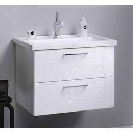 Тумба подвесная с раковиной Aqwella Манчестер 80 см MAN01082 - фото 