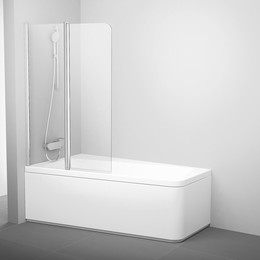 Шторка для ванны Ravak 10&deg; 10CVS 100 см 7QLA0C03Z1 L алюминий/прозрачное - фото 