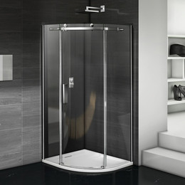 Душевое ограждение Bas Galaxy R-90-C-CH 90х90 см, хром/прозрачное - фото 