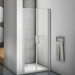 Душевая дверь Bas Mokka SD-90-C-WE 90 см алюминий/прозрачное - фото 