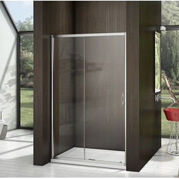 Душевая дверь Bas Latte WTW-120-C-WE 120 см алюминий/прозрачное - фото 