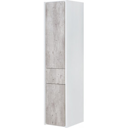 Пенал подвесной ROCA Ronda 32 см левый ZRU9303005, бетон/белый глянец - фото 