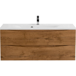 Тумба подвесная с раковиной BelBagno MARINO-1200-2C-SO-RN-P 120 см, Rovere Nature - фото 