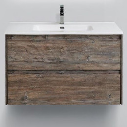 Тумба подвесная с раковиной BelBagno KRAFT-700-2C-SO-PP 70 см, Pino Pasadena - фото 