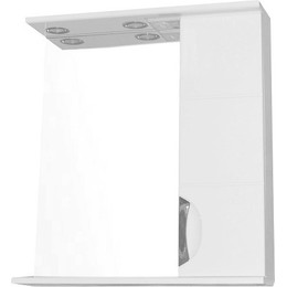 Зеркало-шкаф Стиль Соло 60 см R, белый - фото 