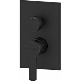 Смеситель для ванны Cezares OVEST-DEV3-NOP, черный, Цвет производителя: чёрный - фото 