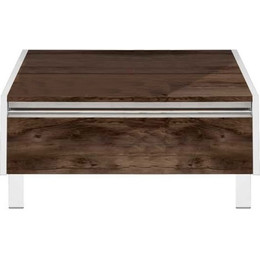 Комод напольный Акватон Капри 80 см 1A231103KPDB0, белый/таксония темная - фото 