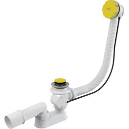 Сифон для ванны AlcaPlast A55 A55GOLD металл - фото 