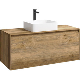 Тумба подвесная со столешницей Aqwella 5 Stars Mobi 120 см MOB0112DB/MOB0712DB, дуб балтийский - фото 