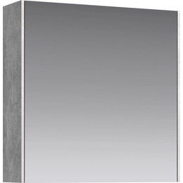 Зеркало-шкаф Aqwella 5 Stars Mobi 60 см MOB0406/MOB0717BS, бетон светлый - фото 