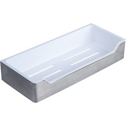 Полка прямоугольная Fixsen Hotel FX-31003C 32 см, хром/белый - фото 