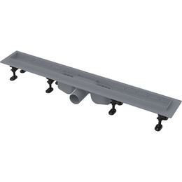 Трап AlcaPlast Optima APZ12-950, Цвет производителя: нержавеющая сталь/мат, Размер трапа: 950 - фото 