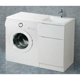 Тумба напольная с раковиной-столешницей BelBagno LAVANDERIA-580/1200-2C-PIA-BL 120 см R, Bianco Opaco - фото 