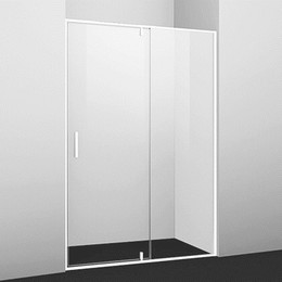 Душевая дверь WasserKraft Neime 120 см 19P05, белый/прозрачное - фото 
