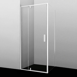 Душевое ограждение WasserKraft Neime 90х90 см 19P03, белый/прозрачное - фото 