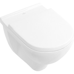 Унитаз подвесной Villeroy&Boch O.Novo Rimless 5660HR01 с крышкой микролифт - фото 