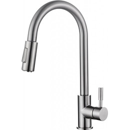 Смеситель для кухни BelBagno BB-LAM31A-IN, сатин - фото 