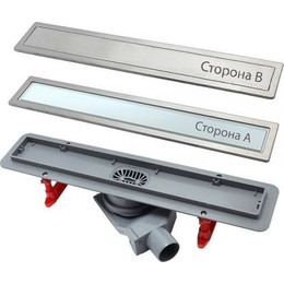 Трап Pestan (BETTOSERB) Confluo Premium White Glass Line 30 см 13000280, нержавеющая сталь/стекло, хром/белый (под плитку), Цвет производителя: хром, белый, Размер трапа: 300 - фото 