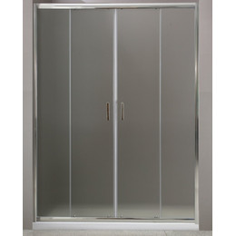 Душевая дверь BelBagno 180 см UNO-BF-2-180-P-Cr, хром/текстурное - фото 