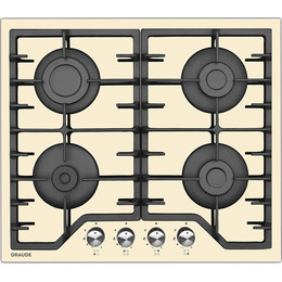 Газовая варочная поверхность Graude GS 60.1 C (кремовое стекло) - фото 