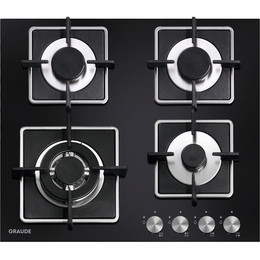 Газовая варочная поверхность Graude GS 60.3 G (чёрное стекло) - фото 