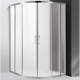 Душевое ограждение Cezares 110х110 см MOLVENO-R-22-90+20-P-Cr, хром/матовое - фото 