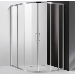 Душевое ограждение Cezares 130х120 см MOLVENO-RH-22-130/120-C-Cr-IV, хром/прозрачное - фото 