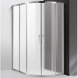 Душевое ограждение Cezares 120х100 см MOLVENO-RH-2-120/100-P-Cr, хром/матовое - фото 