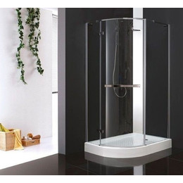 Душевое ограждение Cezares 120х100 см BERGAMO-W-RH-1-120/100-ARCO-C-Cr-R-IV, хром/прозрачное - фото 