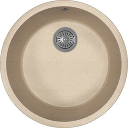 Кухонная мойка Florentina Вега зеро 22.425.D0440.107, песочный, Цвет производителя: песочный - фото 