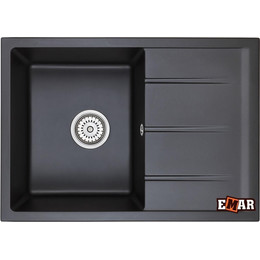 Кухонная мойка Emar EMQ-1700.Q, оникс, Цвет производителя: оникс - фото 