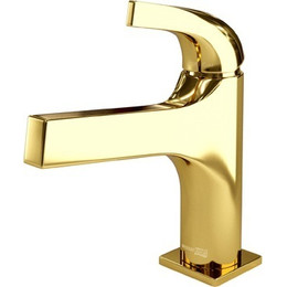 Смеситель для раковины WasserKraft Sauer 7103, золото - фото 