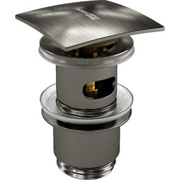 Донный клапан WasserKraft Wiese A167, оружейная сталь - фото 