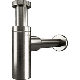 Сифон для умывальника WasserKraft Wiese A172, оружейная сталь - фото 