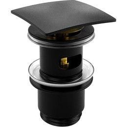 Донный клапан WasserKraft Abens A164, черный - фото 