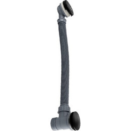 Сифон для ванны WasserKraft Abens A159, черный - фото 