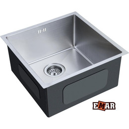 Кухонная мойка Emar EMB-112 1,2 мм, nano сатин, Цвет производителя: nano сатин - фото 