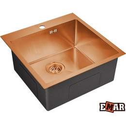 Кухонная мойка Emar EMB-116 1,2 мм, медь, Цвет производителя: медь - фото 