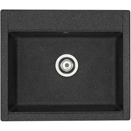 Кухонная мойка Акватон Делия 1A715232LD210, графит, Цвет производителя: графит - фото 