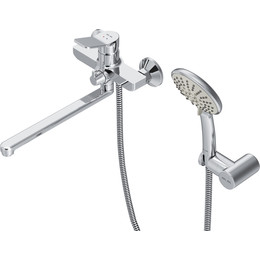 Смеситель для ванны Am.Pm X-Joy F85A95000 с душевым набором, хром, Цвет производителя: хром - фото 