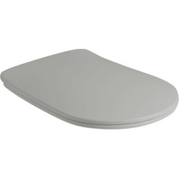Сиденье с крышкой для унитаза Kerasan Nolita микролифт 539159, серый - фото 