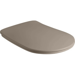 Сиденье с крышкой для унитаза Kerasan Nolita микролифт 539181, коричневый орех - фото 