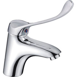 Смеситель для раковины с локтевой (хирургической) ручкой Haiba HB1054 - фото 