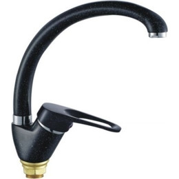 Смеситель для кухни Haiba HB4113-7, чёрный матовый - фото 