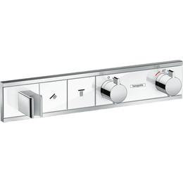 Смеситель для душа с термостатом Hansgrohe RainSelect 15355400, белый/хром - фото 