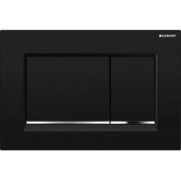 Кнопка смыва Geberit Omega 30 115.080.KM.1, черный/хром - фото 