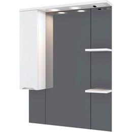 Зеркало-шкаф Mirsant Soho 80 см L - фото 