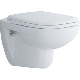 Унитаз подвесной Duravit D-Code Rimless 45700900A1 с крышкой микролифт - фото 