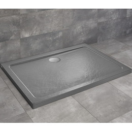 Поддон акриловый Radaway Doros D Stone Anthracite 90х80 см SDRD9080-01-64S, антрацит - фото 